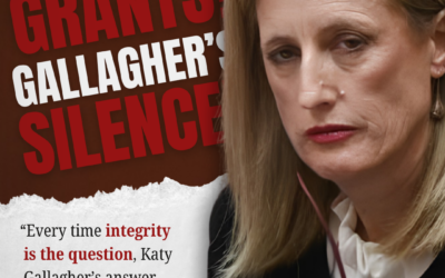 GALLAGHER’S GRANTS, GALLAGHER’S SILENCE