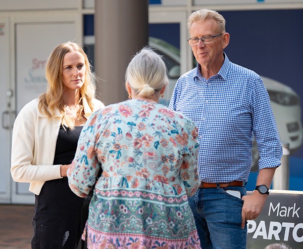 Mark Parton and Deb Morris